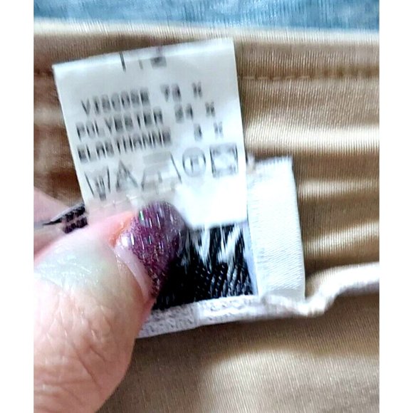 Pants Sharagano Paris, Beige Embellished Design , XS Extra Small (1-2) - Picture 5 of 5